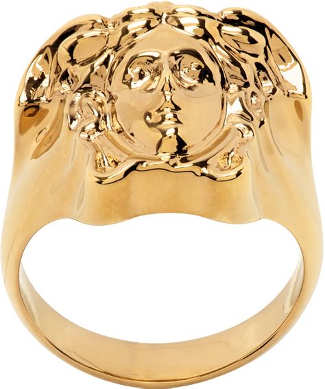 versace design ring|Versace ring price.